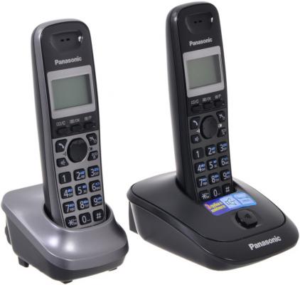 Телефон DECT Panasonic KX-TG2512RU2 серый