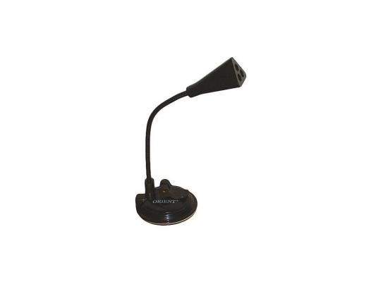 Настольная лампа ORIENT L-3018B гибкая ножка с присоской питание от USB