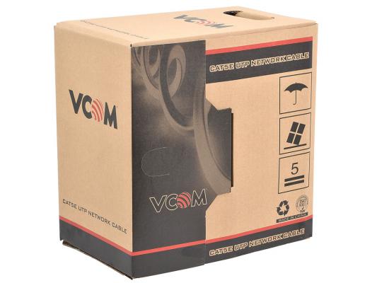 Кабель UTP indoor 4 пары категория 5e VCOM VNC1100-BL одножильный 305м