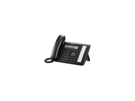 Телефон IP Panasonic KX-UT133RU-B SIP 2xLAN LCD 24 кнопки