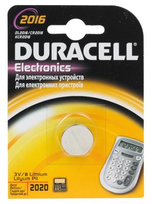 Батарейка Duracell Electronics CR2016 1 шт