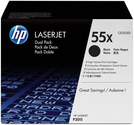 Картридж HP CE255XD для LaserJet P3015 двойная упаковка