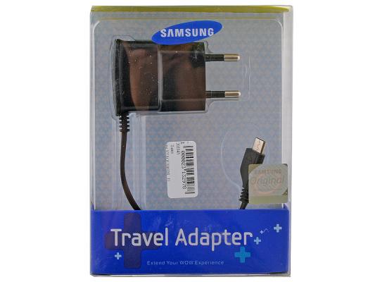 Сетевое зарядное устройство Samsung Travel Adapter ETA-0U10EBECSTD microUSB 0.7 А черный