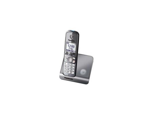 Радиотелефон DECT Panasonic KX-TG6711RUM серый