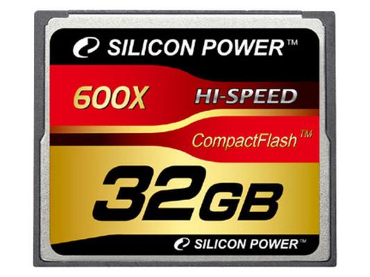 Карта памяти Compact Flash 32Gb Silicon Power <600x> SP032GBCFC600V10