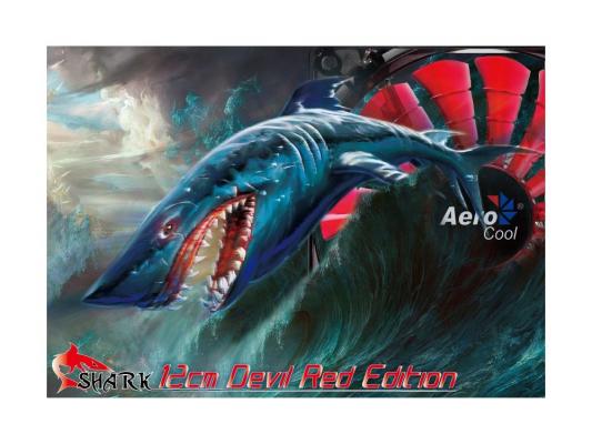 Вентилятор Aerocool Shark Devil Red Edition 120 мм (EN55437)