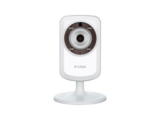 Камера IP D-Link DCS-933L CMOS 1/5" 640 x 480 H.264 MJPEG RJ-45 LAN Wi-Fi белый
