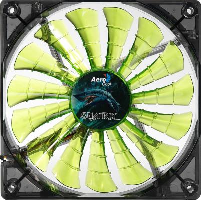 Вентилятор Aerocool Shark Evil Green Edition 120 мм (EN55697)