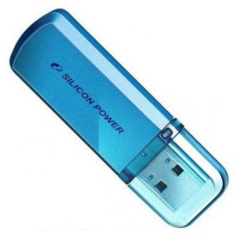 Внешний накопитель <USB2.0> 64Gb Silicon Power Helios 101 Blue (SP064GBUF2101V1B)