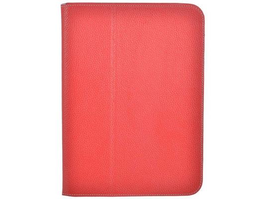 Чехол Jet.A SC10-26 для Samsung Galaxy Tab 4 10" натуральная кожа красный