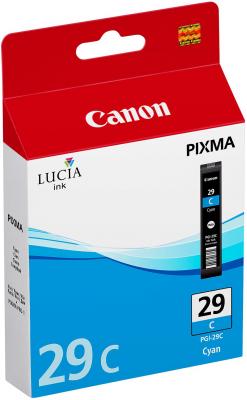 Струйный картридж Canon PGI-29C голубой для PRO-1 230стр.