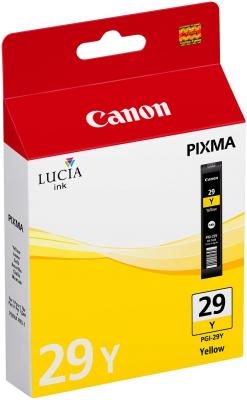 Струйный картридж Canon PGI-29Y желтый для PRO-1 290стр.