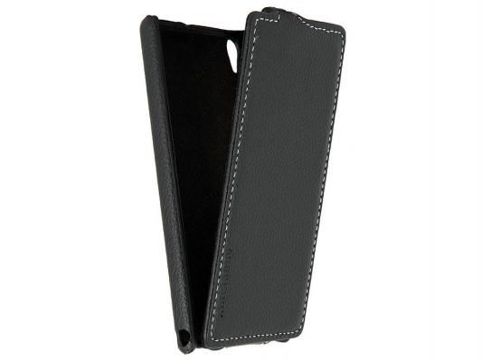 Чехол Huawei EDGE Leather Case Black для Ascend P6 черный