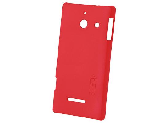 Чехол Huawei Mate Leather Case red для Ascend Mate пластиковый, красный