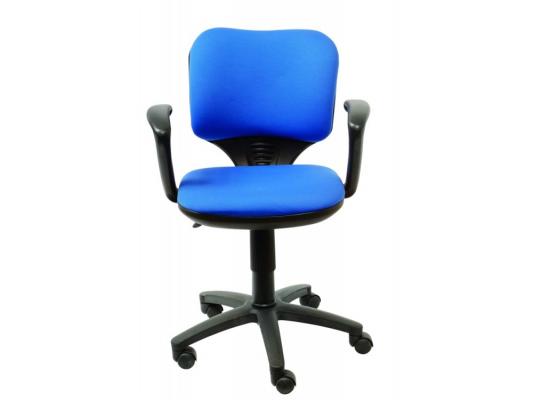 Кресло Buro CH-540AXSN-LOW/26-21 низкая спинка синий 26-21