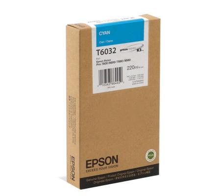 Картридж Epson C13T603200 для Epson Stylus Pro 7800/9800/7880/9880 голубой