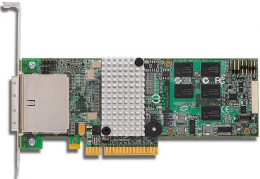 Контроллер SAS/SATA LSI MegaRAID SAS9280-8E, PCI-E 2.0 8x, RAID 0/1/5/6/10/50/60, 8 port, 512Mb cache [LSI00205] Single
