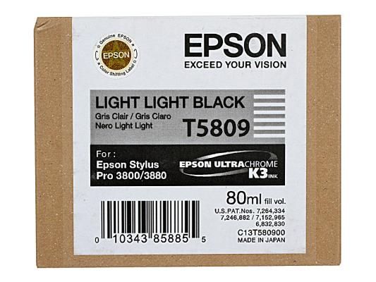 Картридж Epson C13T580900 для Epson Stylus Pro 3800 400стр Светло-черный