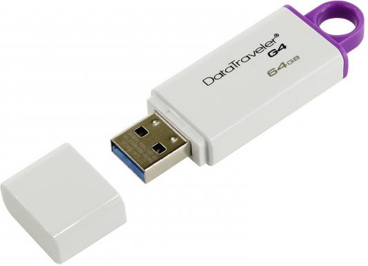 Внешний накопитель 64Gb USB Drive <USB 3.0>  Kingston DataTraveler (DTIG4/64GB)