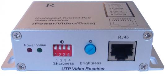 Комплект OSNOVO TA-CPD+RA-CPD передатчик+приёмник для передачи видеосигнала+питания+данных до 1500м по неэкранированной витой паре CAT5e