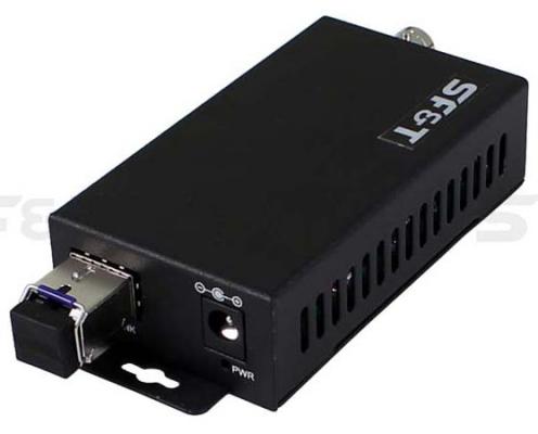 Передатчик SF&T SFS10S5T/small SDI по оптоволокну миниатюрный 1 канал SD-SDI/HD-SDI одномод 1 волокно до 20км