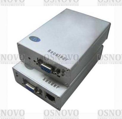 Комплект OSNOVO TA-V/3+RA-V/3 передатчик+приёмник для передачи VGA и аудиосигнала по кабелю UTP CAT5 до 200м
