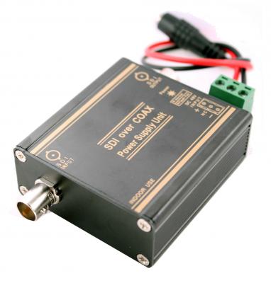 Приемник OSNOVO RA-SD/P для SDI-сигнала и питания по одному коаксиальному кабелю RG6 1-канальный HD-SDI+питание до 200м 3G-SDI+питание до 120м