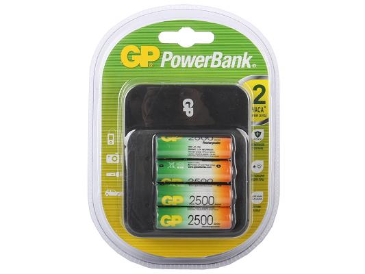 Зарядное устройство + аккумуляторы GP PB550GS250-2CR4 2500 mAh AA 4 шт