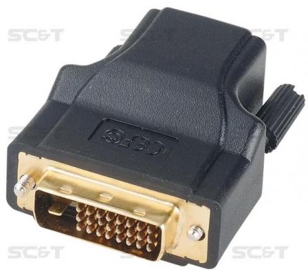 Комплект SC&T DE01E 2 пассивных приемопередатчиков DVI-видеосигнала по кабелю витой пары CAT5e/6 15м