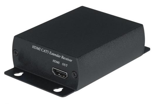 Приёмник SC&T HE01SR для HDMI-сигнала по одному кабелю витой пары неэкранированной до 45м