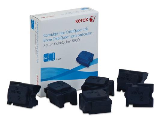 Набор твердочернильных брикетов Xerox 108R01022 для ColorQube 8900S 6шт голубой 16900стр