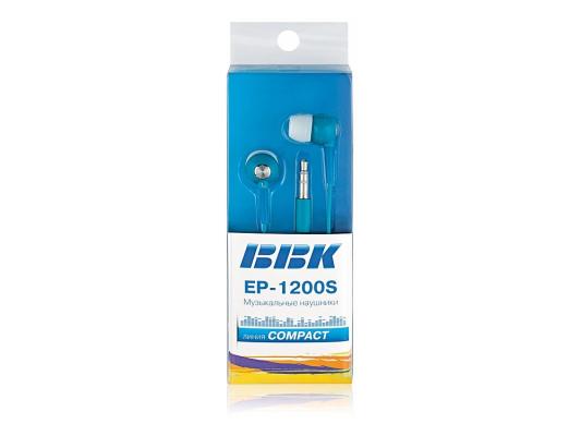 Наушники BBK EP-1200S синие (вкладыши)