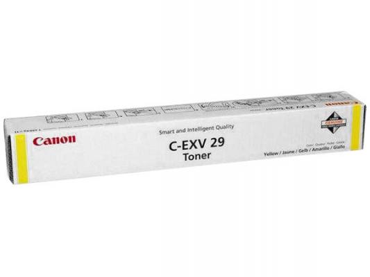 Тонер-картридж Canon C-EXV29Y для IRC5030,iRC5035, iRC5045, iRC5051. Жёлтый. 27 000 страниц.