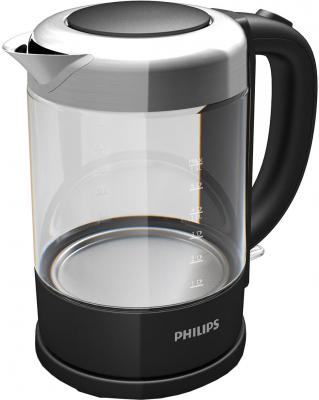 Чайник Philips HD 9340/90 2200 Вт чёрный 1.5 л металл/стекло