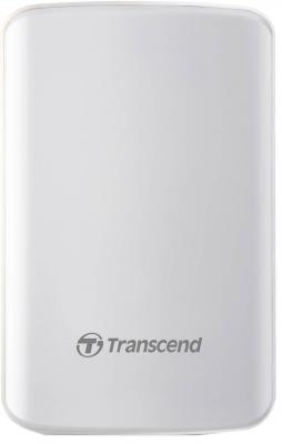 Внешний жесткий диск Transcend StoreJet 25D3 1Tb TS1TSJ25D3W White <2.5", USB3.0>
