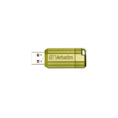Флешка USB 16Gb Verbatim Store 'n' Go PinStripe 49070 USB2.0 зеленый