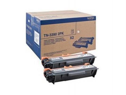 Лазерный картридж Brother TN-3390 чёрный для DCP8250 MFC8950 2шт.в упаковке