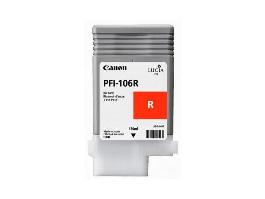 Струйный картридж Canon PFI-106 R красный для iPF6400/6450
