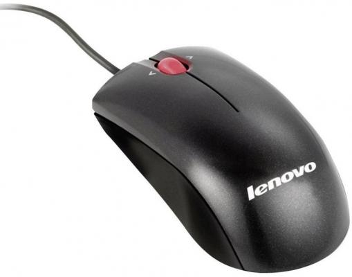 Мышь проводная Lenovo 41U3074 чёрный USB + PS/2