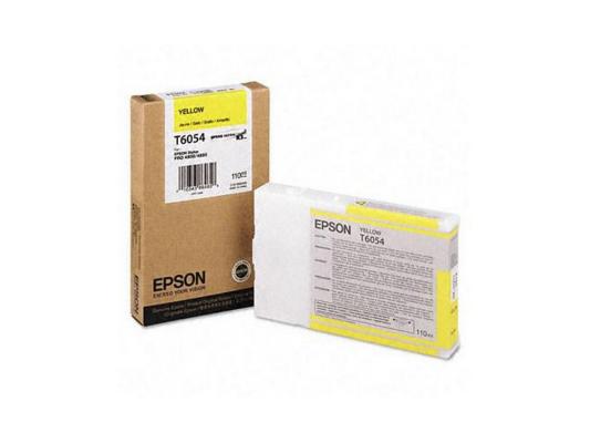 Картридж Epson C13T605400 для Epson Stylus Pro 4880 желтый