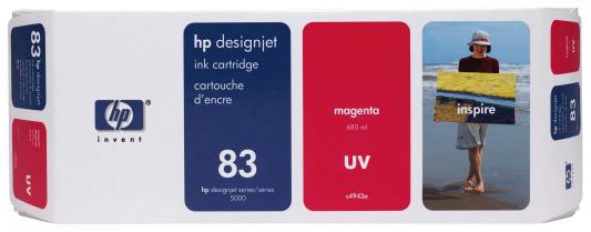 Струйный картридж HP C4942A №83 пурпурный для HP DesignJet 5000/5500
