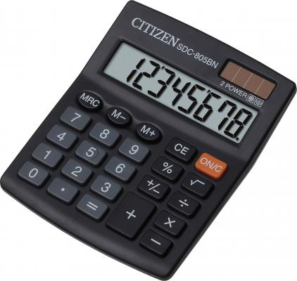Калькулятор настольный Citizen SDC-805BN 8-разрядный
