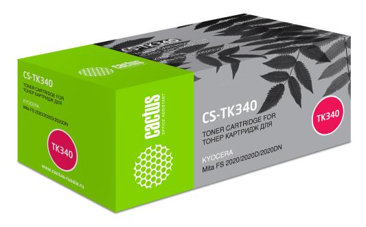 Картридж Cactus CS-TK340 для Kyocera Mita FS 2020/2020D/2020DN черный 12000стр