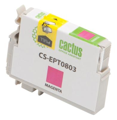 Картридж Cactus CS-EPT0803 для Epson Stylus Photo P50 460стр Пурпурный