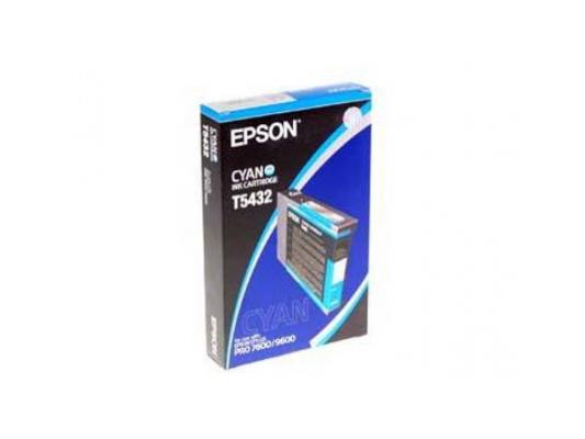 Картридж Epson C13T543200 для Epson Stylus Pro 7600/9600 голубой