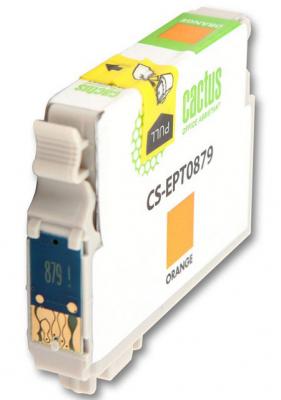 Струйный картридж Cactus CS-EPT0879 оранжевый для Epson Stylus Photo R1900 1220стр.