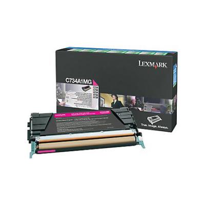 Тонер картридж Lexmark C736H1MG пурпурный для C73X/X73X (10 000 стр)