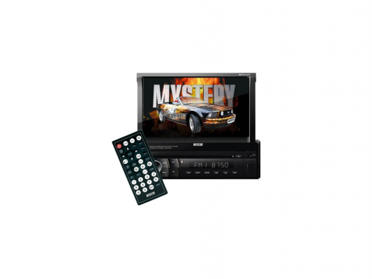 Автомагнитола Mystery MMTD-9122S USB CD MP3 DVD 1DIN 4x50Вт пульт ДУ черный