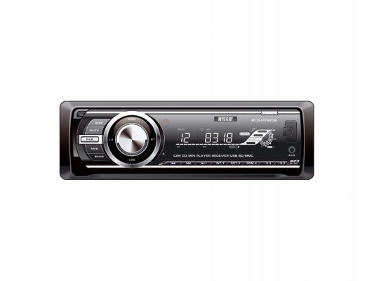 Автомагнитола Mystery MCD-697MPUC CD MP3 FM USB SD MMC 1DIN 4x50Вт черный