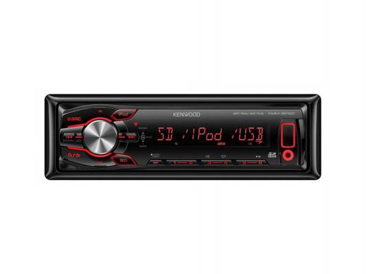 Автомагнитола Kenwood KMM-361SDED USB MP3 FM RDS SD 1DIN 4х50Вт черный